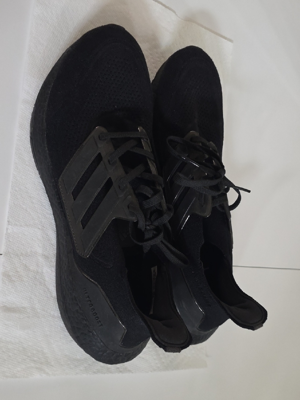Men's Adidas Ultra boost Black Athletic Running Shoes